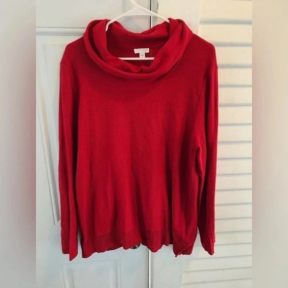 J. Jill Sweaters - J. Jill silk blend cowl neck sweater size large L5